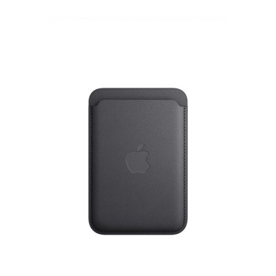 Шкіряний чохол-гаманець Apple iPhone FineWoven Wallet з MagSafe - Black (MT2N3) MT2N3 фото