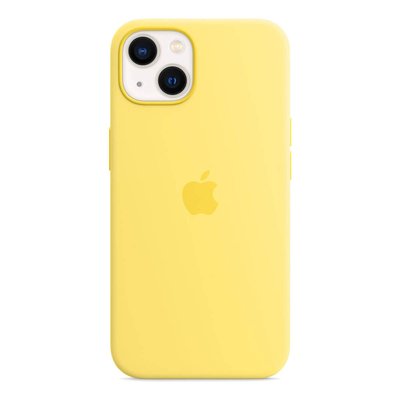 Оригинальный силиконовый чехол Apple iPhone 13 Silicone Case с MagSafe - Lemon Zest (MN623) MN623 фото