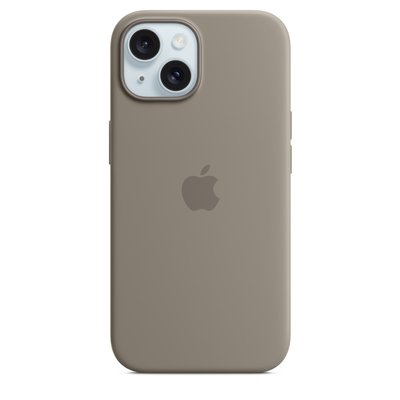 Оригинальный силиконовый чехол Apple iPhone 15 Silicone Case с MagSafe - Clay (MT0Q3) MT0Q3 фото