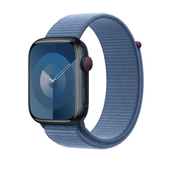 Оригінальний ремінець Apple Watch Sport Loop 49/45/44/42 mm Winter Blue (MT5H3) MT5H3 фото