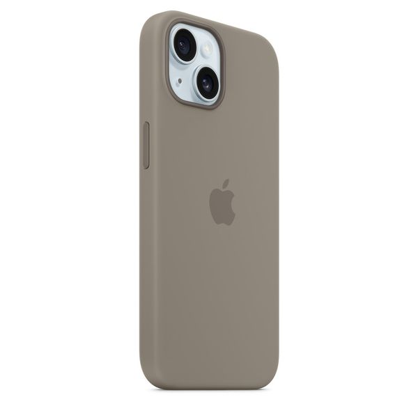 Оригінальний силіконовий чохол Apple iPhone 15 Silicone Case з MagSafe - Clay (MT0Q3) MT0Q3 фото