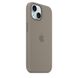 Оригінальний силіконовий чохол Apple iPhone 15 Silicone Case з MagSafe - Clay (MT0Q3) MT0Q3 фото 2