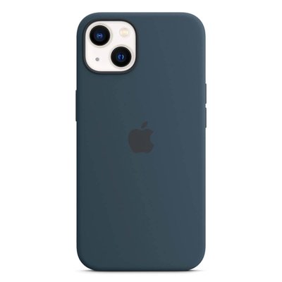 Оригинальный силиконовый чехол Apple iPhone 13 Silicone Case с MagSafe - Abyss Blue (MM293) MM293 фото