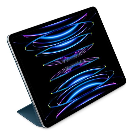 Оригинальный чехол Apple Smart Folio для iPad Pro 12.9-inch (6th/5th/4th/3th generation) - Marine Blue (MQDW3) MQDW3 фото