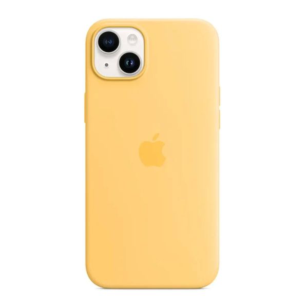 Оригинальный силиконовый чехол Apple iPhone 14 Plus Silicone Case с MagSafe - Sunglow (MPTD3) MPTD3 фото