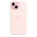 Оригинальный силиконовый чехол Apple iPhone 15 Silicone Case с MagSafe - Light Pink (MT0U3) MT0U3 фото 1