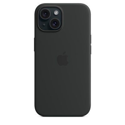 Оригинальный силиконовый чехол Apple iPhone 15 Silicone Case с MagSafe - Black (MT0J3) MT0J3 фото