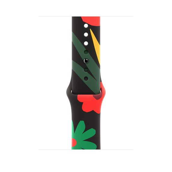 Оригінальний ремінець Apple Watch Sport Band 49/45/44/42 mm Black Unity - Unity Bloom - S/M (MW4W3) MW4W3 фото