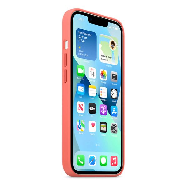 Оригінальний силіконовий чохол Apple iPhone 13 Silicone Case з MagSafe - Pink Pomelo (MM253) MM253 фото