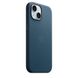 Оригинальный чехол Apple iPhone 15 FineWoven Case с MagSafe - Pacific Blue (MT3G3) MT3G3 фото 2