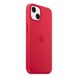 Оригінальний силіконовий чохол Apple iPhone 13 Silicone Case з MagSafe - Red (MM2C3) MM2C3 фото 2