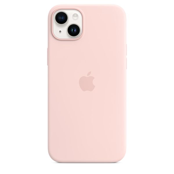 Оригинальный силиконовый чехол Apple iPhone 14 Plus Silicone Case с MagSafe - Chalk Pink (MPT73) MPT73 фото