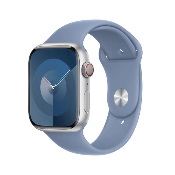 Оригинальный ремешок Apple Watch Sport Band 41/40/38 mm Winter Blue - S/M (MT353) MT353 фото