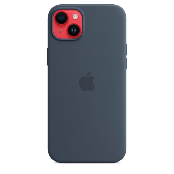 Оригінальний силіконовий чохол Apple iPhone 14 Plus Silicone Case з MagSafe - Storm Blue (MPT53) MPT53 фото