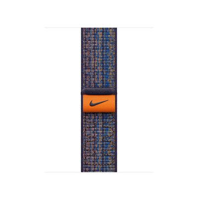 Оригінальний ремінець Apple Watch Nike Sport Loop 41/40/38 mm Game Royal/Orange (MTL23) MTL23 фото