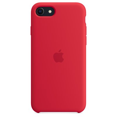 Оригінальний силіконовий чохол Apple iPhone SE (3rd/2nd generation) Silicone Case - Red (MN6H3) MN6H3 фото