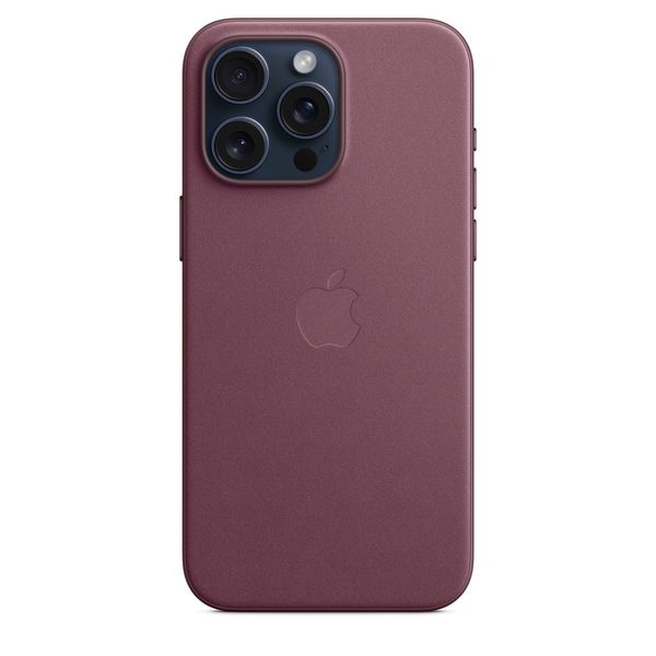 Оригинальный чехол Apple iPhone 15 Pro Max FineWoven Case с MagSafe - Mulberry (MT4X3) MT4X3 фото