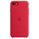 Оригінальний силіконовий чохол Apple iPhone SE (3rd/2nd generation) Silicone Case - Red (MN6H3) MN6H3 фото 2