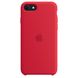 Оригінальний силіконовий чохол Apple iPhone SE (3rd/2nd generation) Silicone Case - Red (MN6H3) MN6H3 фото 1