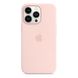 Оригинальный силиконовый чехол Apple iPhone 13 Pro Silicone Case с MagSafe - Chalk Pink (MM2H3) MM2H3 фото 1