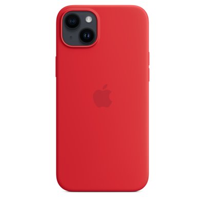 Оригинальный силиконовый чехол Apple iPhone 14 Plus Silicone Case с MagSafe - Red (MPT63) MPT63 фото