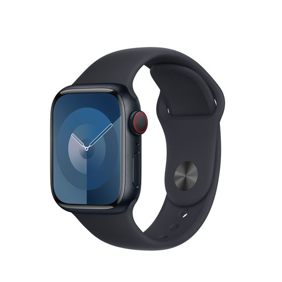 Оригінальний ремінець Apple Watch Sport Band 41/40/38 mm Midnight - S/M (MT2R3) MT2R3 фото