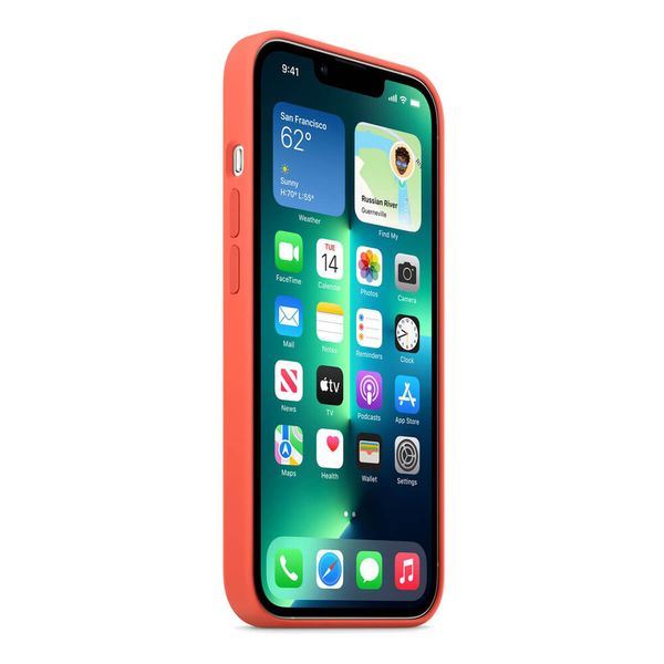 Оригінальний силіконовий чохол Apple iPhone 13 Pro Silicone Case з MagSafe - Nectarine (MN683) MN683 фото