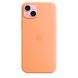 Оригинальный силиконовый чехол Apple iPhone 15 Plus Silicone Case с MagSafe - Orange Sorbet (MT173) MT173 фото 1