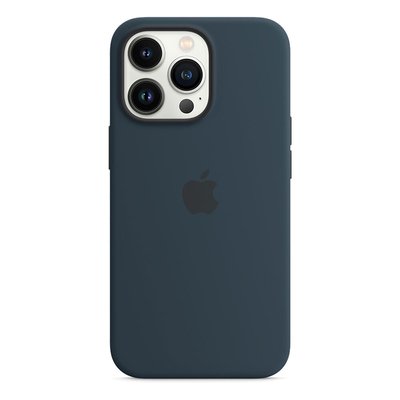 Оригинальный силиконовый чехол Apple iPhone 13 Pro Silicone Case с MagSafe - Abyss Blue (MM2J3) MM2J3 фото