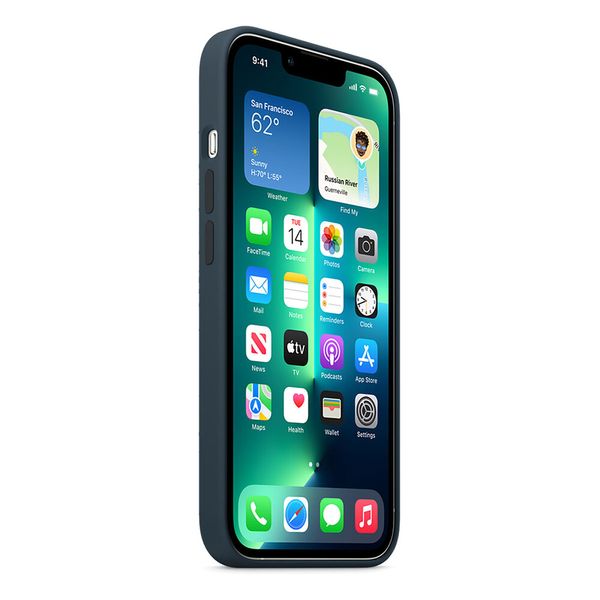 Оригінальний силіконовий чохол Apple iPhone 13 Pro Silicone Case з MagSafe - Abyss Blue (MM2J3) MM2J3 фото