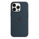 Оригінальний силіконовий чохол Apple iPhone 13 Pro Silicone Case з MagSafe - Abyss Blue (MM2J3) MM2J3 фото 1