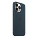 Оригінальний силіконовий чохол Apple iPhone 13 Pro Silicone Case з MagSafe - Abyss Blue (MM2J3) MM2J3 фото 2