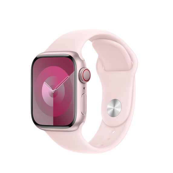 Оригінальний ремінець Apple Watch Sport Band 41/40/38 mm Light Pink - S/M (MT2Y3) MT2Y3 фото