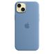 Оригинальный силиконовый чехол Apple iPhone 15 Plus Silicone Case с MagSafe - Winter Blue (MT193) MT193 фото 2