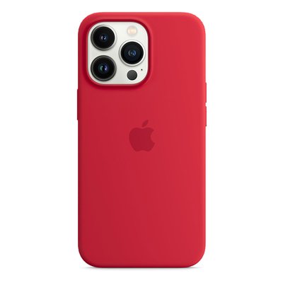 Оригинальный силиконовый чехол Apple iPhone 13 Pro Silicone Case с MagSafe - Red (MM2L3) MM2L3 фото