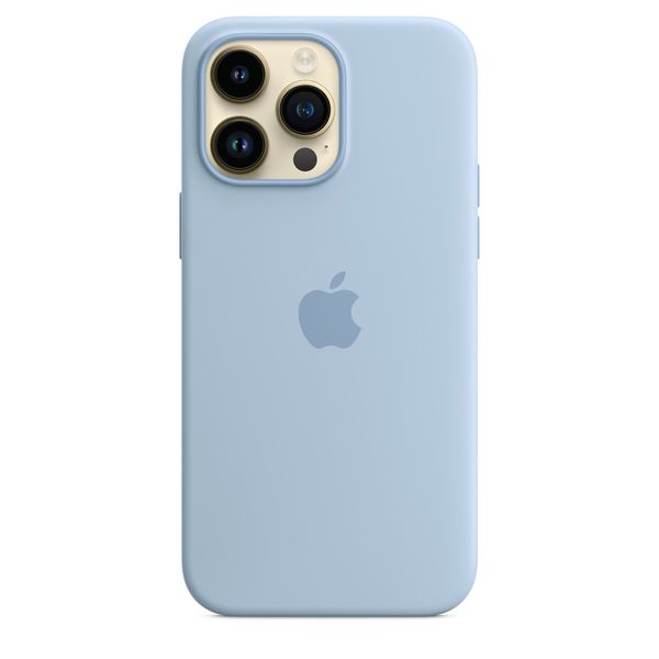 Оригінальний силіконовий чохол Apple iPhone 14 Pro Max Silicone Case з MagSafe - Sky (MQUP3) MQUP3 фото