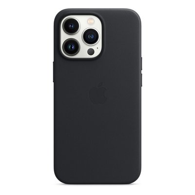 Оригінальний шкіряний чохол Apple iPhone 13 Pro Leather Case з MagSafe - Midnight (MM1H3) MM1H3 фото