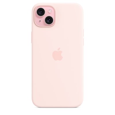 Оригинальный силиконовый чехол Apple iPhone 15 Plus Silicone Case с MagSafe - Light Pink (MT143) MT143 фото