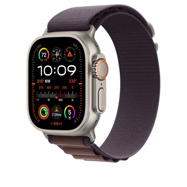 Оригинальный ремешок Apple Watch Alpine Loop 49/45/44/42 mm Indigo - Small (MT5N3) MT5N3 фото