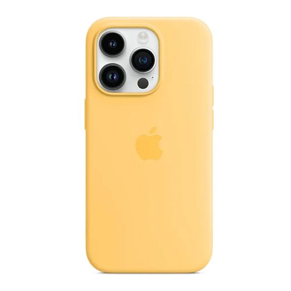 Оригінальний силіконовий чохол Apple iPhone 14 Pro Max Silicone Case з MagSafe - Sunglow (MPU03) MPU03 фото