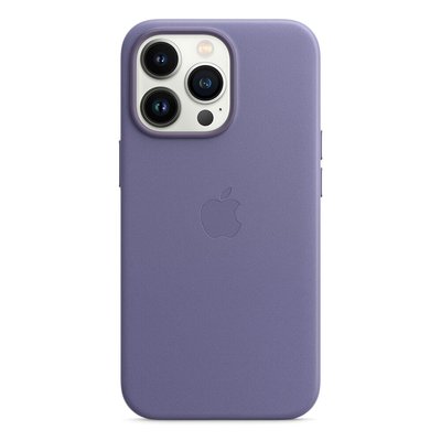 Оригинальный кожаный чехол Apple iPhone 13 Pro Leather Case с MagSafe - Wisteria (MM1F3) MM1F3 фото