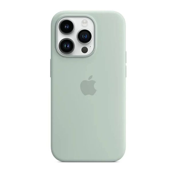 Оригінальний силіконовий чохол Apple iPhone 14 Pro Max Silicone Case з MagSafe - Succulent (MPTY3) MPTY3 фото