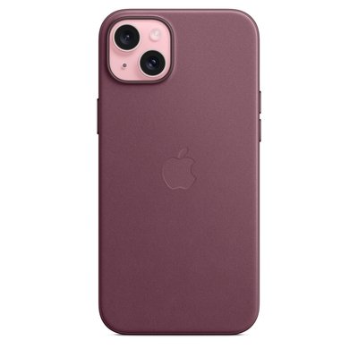 Оригинальный чехол Apple iPhone 15 Plus FineWoven Case с MagSafe - Mulberry (MT4A3) MT4A3 фото