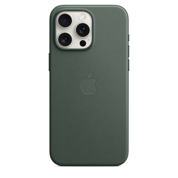 Оригінальний чохол Apple iPhone 15 Pro Max FineWoven Case з MagSafe - Evergreen (MT503) MT503 фото