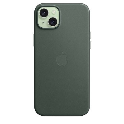 Оригинальный чехол Apple iPhone 15 Plus FineWoven Case с MagSafe - Evergreen (MT4F3) MT4F3 фото