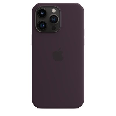 Оригинальный силиконовый чехол Apple iPhone 14 Pro Max Silicone Case с MagSafe - Elderberry (MPTX3) MPTX3 фото