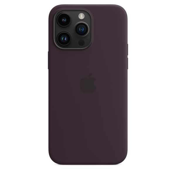 Оригінальний силіконовий чохол Apple iPhone 14 Pro Max Silicone Case з MagSafe - Elderberry (MPTX3) MPTX3 фото