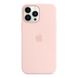 Оригінальний силіконовий чохол Apple iPhone 13 Pro Max Silicone Case з MagSafe - Chalk Pink (MM2R3) MM2R3 фото 1