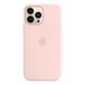 Оригінальний силіконовий чохол Apple iPhone 13 Pro Max Silicone Case з MagSafe - Chalk Pink (MM2R3) MM2R3 фото 2