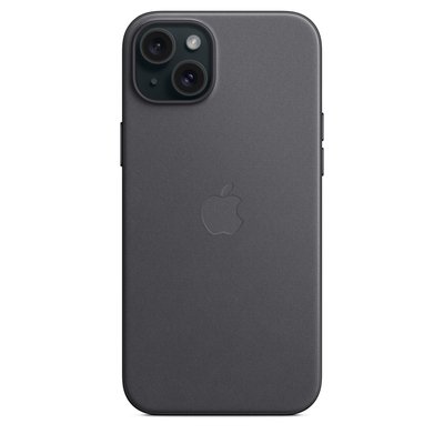 Оригінальний чохол Apple iPhone 15 Plus FineWoven Case з MagSafe - Black (MT423) MT423 фото